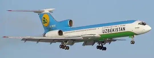 Tu-154 of Uzbekistan Airways