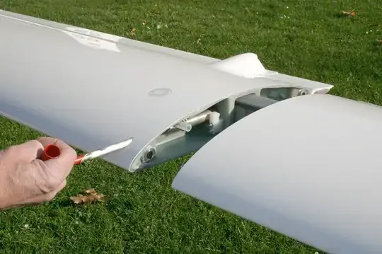 Wing joint of ASG 29