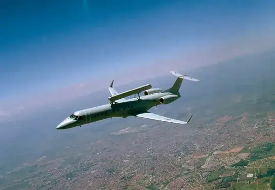 Pakistani AWACS based on EMB-145