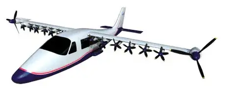 Nasa X57 with tractor props