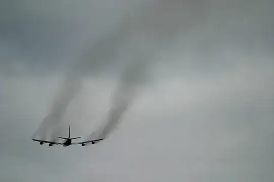 Boeing 707 smoke