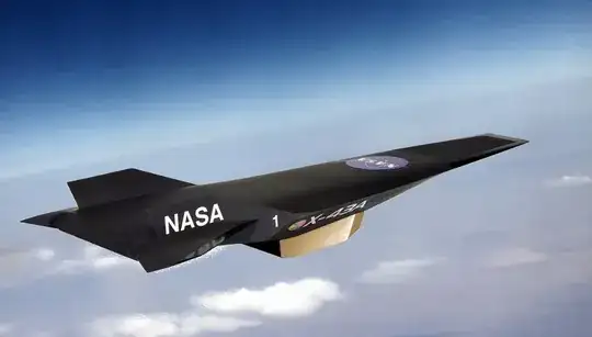 from https://en.wikipedia.org/wiki/NASA_X-43#/media/File:X43a2_nasa_scramjet.jpg