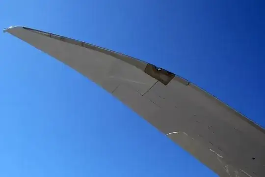 787 raked wingtip