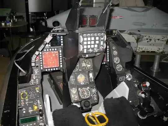F-16's cockpit