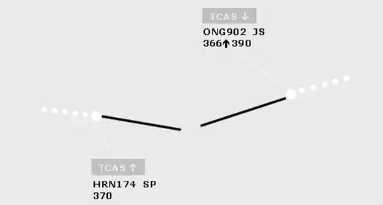 RADE-2 experiment showing labels with RA data