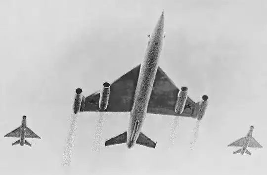 M-50 during display in 1961 at Tushino airshow