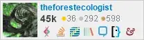 profile for theforestecologist on Stack Exchange, a network of free, community-driven Q&A sites profile for theforestecologist on Stack Exchange, a network of free, community-driven Q&A sites