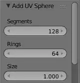 Add UV Sphere panel