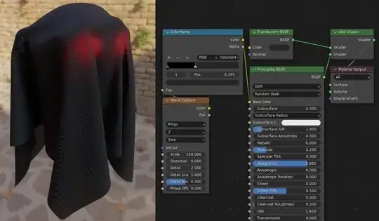 Add Shader setup with tweaked color, roughness and specular settings