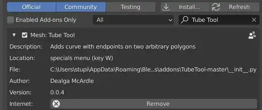 Tube Tool Enabled in preferences Add-ons