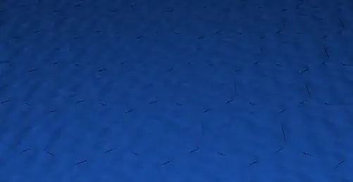 Group of water tiles, it is easy to see discern separate objects.