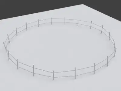 fence on flat ground