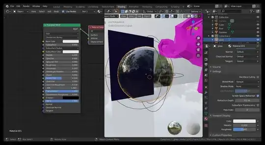 glass material nodes