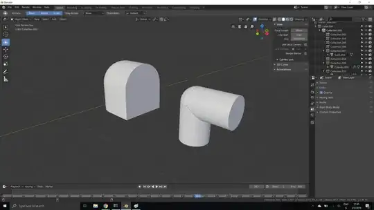 I want to subtract the right object from the left one.
