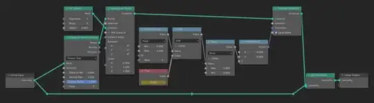 Geometry nodes - setup for random Z axis spacing and cyclical movement