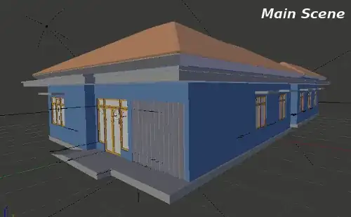 One props scene containing all repeatable objects, and one main scene where they're put to use.