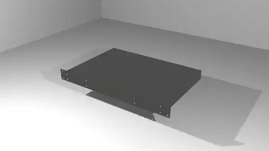 metallic material rendering black