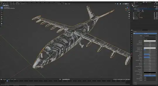 Strange shading of a model