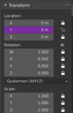 top bone with everything but Y location locked