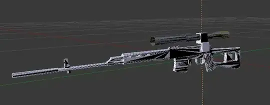 Blender solid view of object