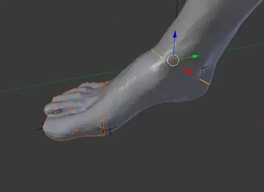 boolean-intersect goes wrong in forefoot part