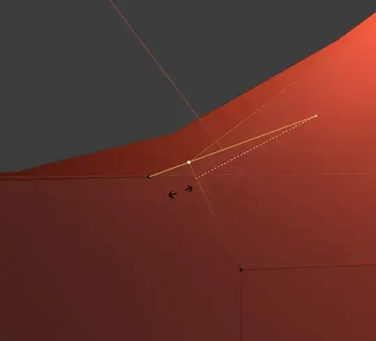 Edge slide to control sharpness