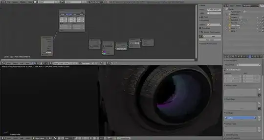 Here is a close-up of the object just inside the barrel of the gun. You can see it is pitch black, but still emits light...