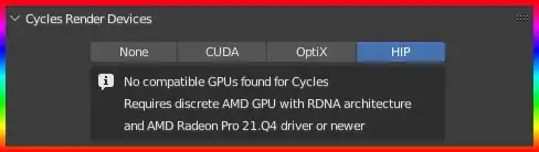 It doesnt recognise my gpu as compatible in any of the tabs