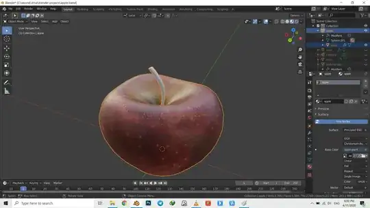 in lay out mode-material properties