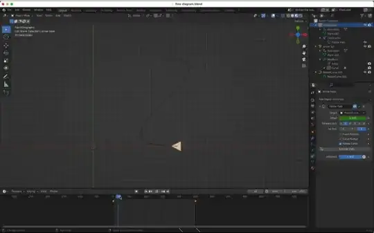 dashed line extruded