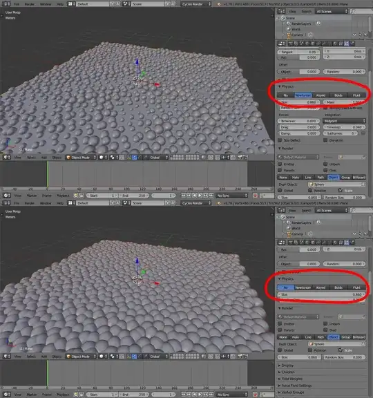 Particle size only being affected by texture when physics set to "Newtonian"