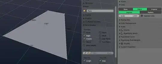 example measurement of a plane