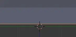 cylinder not alined with grid floor