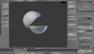 object in the middle of animation showing the problem
