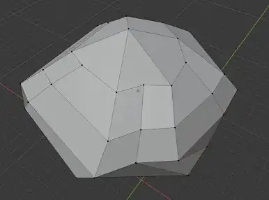 Example of mesh with non-looping edges