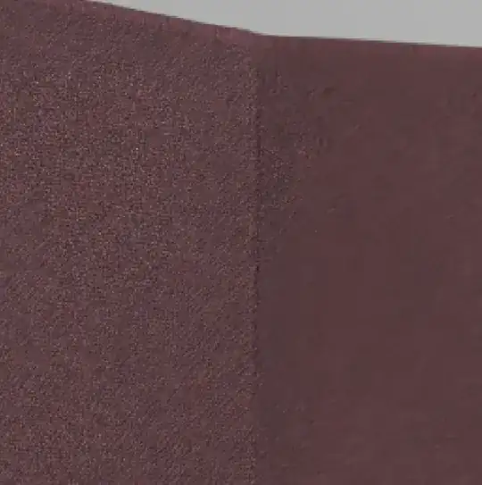 Screen-grab of a section of my box with some surface texture blurred due to denoising