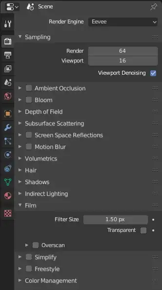 Blender 2.80 transparent background setting