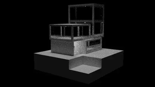 This is my model.[![But it becomes like this after rendering.