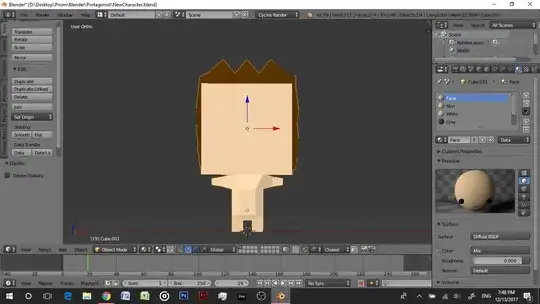 New Character Face Problem