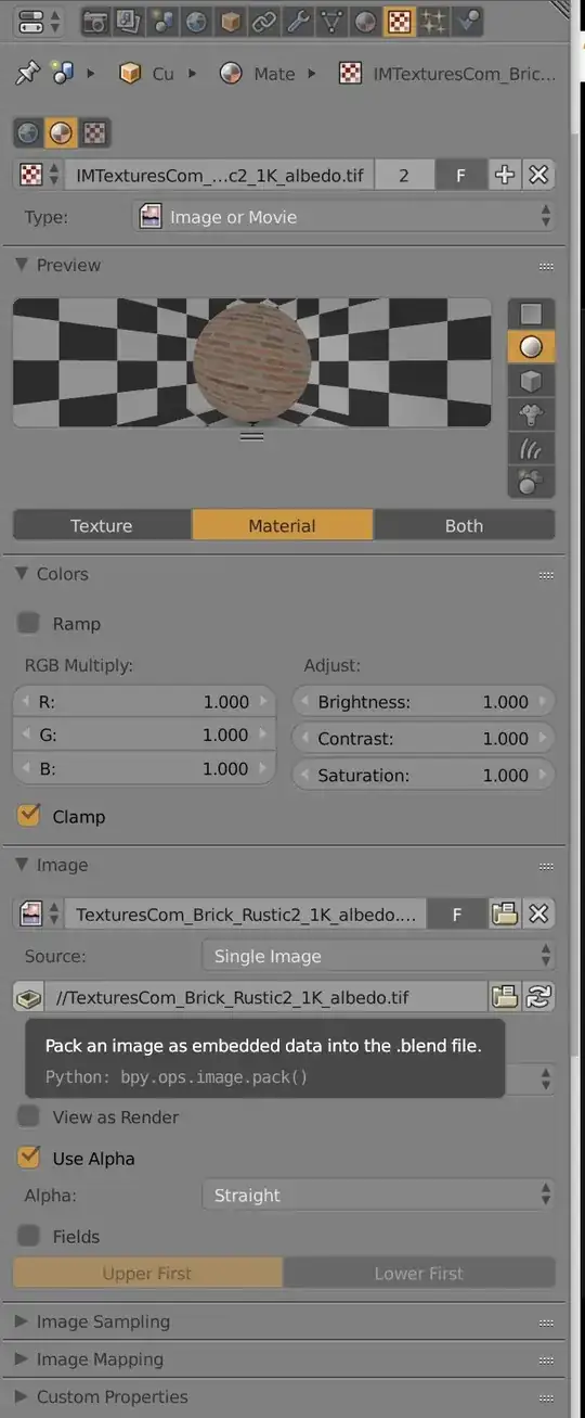 Re-Linking Texture Files and Packing Image Textures