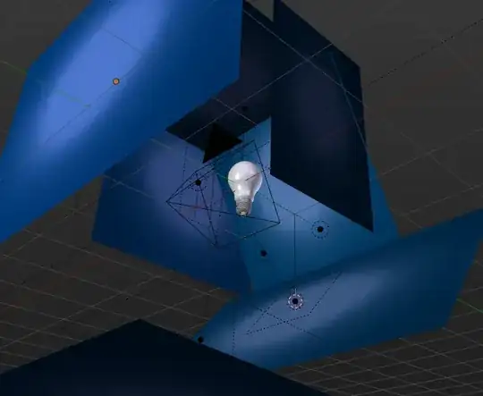 Textured View on emissive planes behind Area Lamps