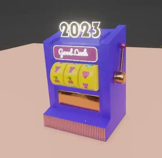 model on Blender