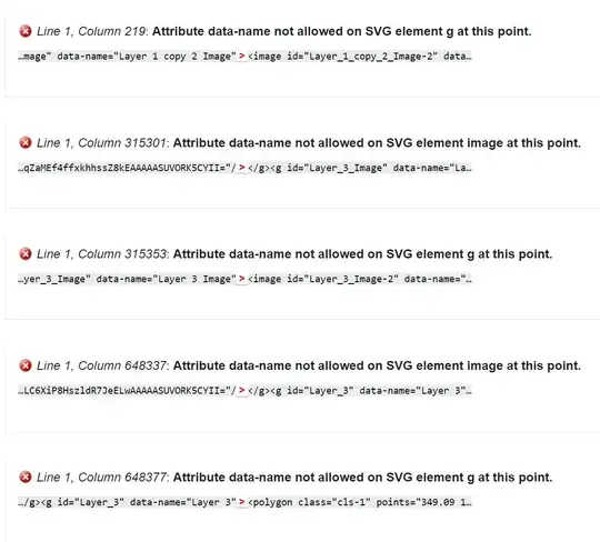 SVG file validation errors