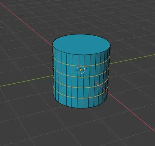Add edge loops to a cylinder