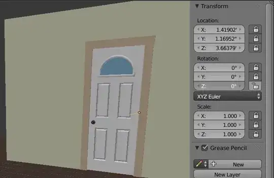 animation of door rotating