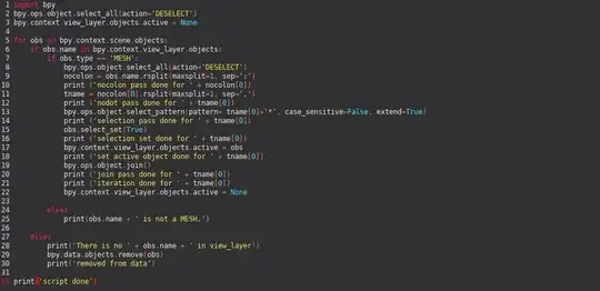 script for joining same name objects