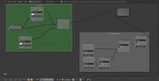 Water with displacement