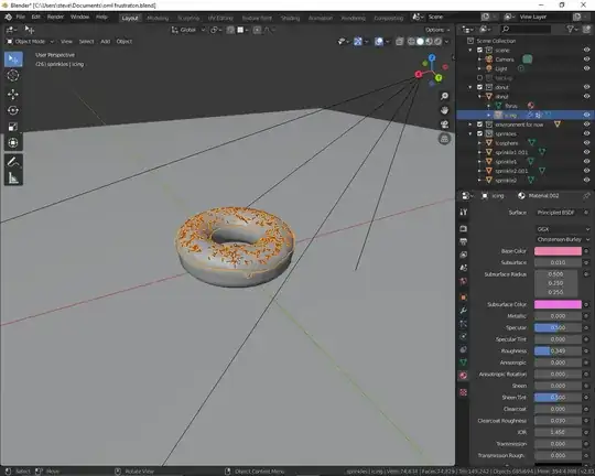 The doughnut in question.