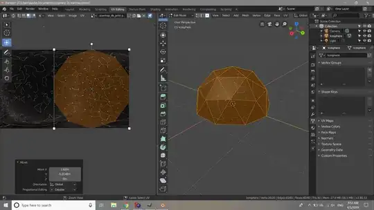 This is the closest I've gotten to a "net" for the icosphere.