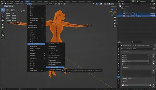 transfer mesh data